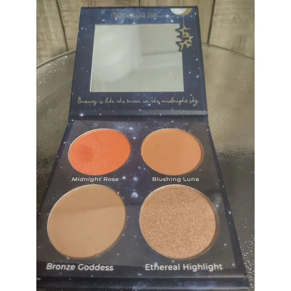 LASPLASH cosmetics - MOONLIGHT GLOW FACE PALETTE -blush, bronzer & highlight NEW